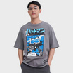 GALLOP1959 HERO JAPAN OVER-SIZE TEE เสื้อยืดโอเวอร์ไซส์ รุ่น DBGOT5000