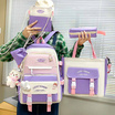 Fancybag กระเป๋า SCH028-Heart Bear-PU Purple