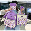 Fancybag กระเป๋า SCH028-Heart Bear-PU Purple