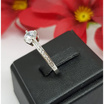 Memorine Jewelry แหวนคู่รักเงินแท้ 925 ฝังเพชรสวิส (CZ) DUO-9