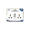 CSC Universal Adaptor 2ช่อง+2USB รุ่น AD202U-W