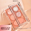 Merrezca พาเลทตาและแก้ม Eye & Cheek Color Palette 1.2 กรัม