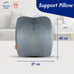 Morning Sleep เบาะรองหลัง รุ่น Support Pillow สีดำ-เทา