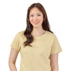 M2S Lifestyle เสื้อยืดคอกลมหญิง เหลืองนมกล้วย