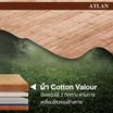 Bedisupreme ที่นอนยางพาราแท้ หนา 7 นิ้ว รุ่น ATLAN Cotton Velour