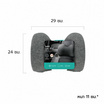 หมอนรองคอเพื่อสุขภาพ สำหรับรถยนต์Bewell Car Neck Cushion HC-002