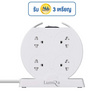 Lumira ปลั๊กไฟทรงกลม รุ่น LS-025