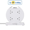 Lumira ปลั๊กไฟทรงกลม รุ่น LS-025