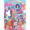 สนุกกับเกมและภาพระบายสีแสนสวย Barbie FANTASY DREAM + จิ๊กซอว์และกระเป๋าสตางค์