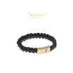 Louis Montini (Nature Trinkets) สร้อยข้อมือหนังวัวแท้ หนังถักแฮนด์เมด LEABL002