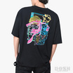 DOSH OVERSIZED SHORT SLEEVE T-SHIRTS PINK PANTHER เสื้อยืดโอเวอร์ไซส์ 9DPPMT5016