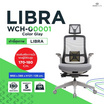 Workscape เก้าอี้ทำงานเพื่อสุขภาพ Libra โครงเทา พนักพิงตาข่าย เบาะผ้า Donati WCH-00001