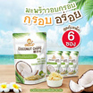 คริสปโคนัท มะพร้าวอบกรอบ รสดั้งเดิม 40 กรัม (แพ็ก 6 ชิ้น)