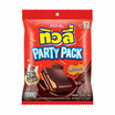 ทิวลี่ Party Pack เวเฟอร์สอดไส้ครีมช็อกโกแลต 122.5 กรัม (แพ็ก 6 ชิ้น)