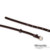 Louis Montini (Miranda) Women's belt เข็มขัดผู้หญิง หนังวัวแท้ เข็มขัดแฟชั่น MGW132