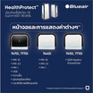 Blueair เครื่องฟอกอากาศ 36-63 ตร.ม.รุ่น 7410i