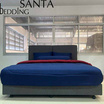 Santa Bedding ชุดผ้าปูที่นอน สีน้ำเงิน+ผ้านวม สีแดงน้ำเงิน