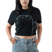 DOSH WOMEN'S CROPPED T-SHIRTS WE BARE BEARSเสื้อครอปสั้น DBBWT1036