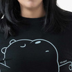 DOSH WOMEN'S CROPPED T-SHIRTS WE BARE BEARSเสื้อครอปสั้น DBBWT1036