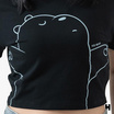 DOSH WOMEN'S CROPPED T-SHIRTS WE BARE BEARSเสื้อครอปสั้น DBBWT1036