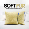 DD หมอนอิง รุ่น Soft Fur สีเหลือง