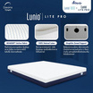 Lunio เตียงปรับระดับไฟฟ้า รุ่น Rise X Lunio ที่นอนยางพารา รุ่น Lite Pro ความหนา 8 นิ้ว