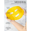 MEDISILK แผ่นมาส์กหน้า 100% Reusable Natural Golden Raw Silk Sheet Face Mask 10แผ่น