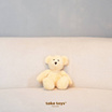 Take Toys Bear ตุ๊กตาหมีขนปุย 11 นิ้ว สี Cream