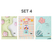 WeiSheng กระจกแต่งหน้าพกพา Cute Mirror Makeup Set4 (3 ชิ้น/ชุด)