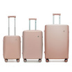 HQ LUGGAGE เซ็ทกระเป๋าเดินทาง 3 ใบ PC ระบบล็อคมาตรฐาน TSA รุ่น 8887 ขนาด 20+24+28 นิ้ว