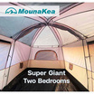 Mounakea Tent Super giant เต็นท์?นอน 4-6คน เต็นท์ 2ชั้น ครีม