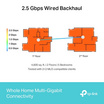 TP-Link เครือข่าย Wifi BE11000 Whole Home Mesh Wi-Fi 7 Deco BE65 2 Pack