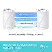 TP-Link เครือข่าย Wifi BE11000 Whole Home Mesh Wi-Fi 7 Deco BE65 2 Pack