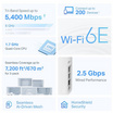 TP-Link เครือข่าย Wifi AXE5400 Whole Home Mesh Wi-Fi 6E Deco XE75 Pro 2 Pack