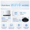 TP-Link เครือข่าย Wifi AX3000 Outdoor/Indoor Mesh Wi-Fi 6 Deco X50 Outdoor 1 Pack