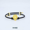 Shinee Jewellery ชาร์มพระพิฆเนศ ปางลีลา เสริมความสำเร็จ ขนาด Freesize สายสีดำไหมดำ