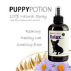 Puppy Potion สเปรย์กำจัดกลิ่นและบำรุงขนสุนัข สูตร Relax ฆ่าเชื้อแบคทีเรีย กลิ่นบลูคาโมมาย 250ml