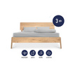 Orientas ชุดผ้าปูที่นอน ชุดผ้าปูหิมะ รุ่น Koyuki Bed Sheet Sets สี Ash Gray