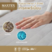 Bedisupreme ที่นอนยางพาราแท้ 100% แบบฉีดขึ้นรูป 7 zone รุ่น MAXTEX หนา 10 นิ้ว