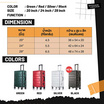 BAGGAGE LUGGAGE กระเป๋าเดินทาง รุ่น BRICK ALUMINIUM