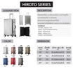 BAGGAGE LUGGAGE กระเป๋าเดินทาง รุ่น HIROTO ALUMINIUM