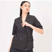 ALL BEAUTE เบลเซอร์แขนสั้น สีดำ Black Blazer