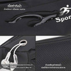 PACK UP กระเป๋าคาดเอว/คาดอก Sport รุ่น 1021 สีดำ