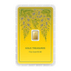 Ausiris ทองคำแท่ง 99.99% น้ำหนัก 1 g Gold Treasures ลายการ์ดดอกราชพฤกษ์