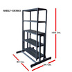 R-Simple ชั้นวางของอเนกประสงค์ Shelf Desk5 สีดำ