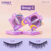 COSLUXE ขนตาปลอม Winky Eyes Eyelashes NO.C-01 (1 คู่ + กาว 1 มล.)