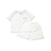Little home baby ชุดเด็กแรกเกิด กระดุมหน้า ผ้าคอตตอน แขนสั้น (0-3เดือน)