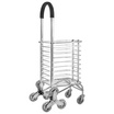 MEDILA รถเข็นจ่ายตลาด รถเข็นอเนกประสงค์ 8 ล้อ รุ่น TROLLEY0011