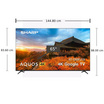 Sharp 4K Ultra HD Google TV ทีวี รุ่น 4T-C65FJ1X ขนาด 65 นิ้ว