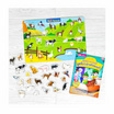 หนังสือ ชุด Farm Animals ดึงออก-แปะติด (ภาพจริง)